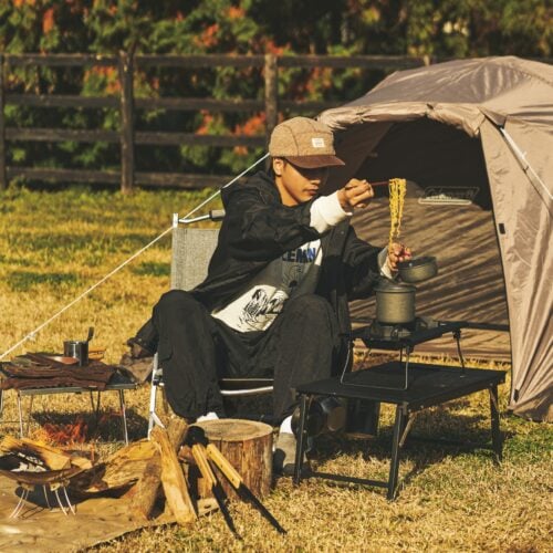 コールマンのソロキャンプでおススメのテント・ツーリングドーム/LDXと、コンパクトフォールディングチェアNX（ヘザーグレー）