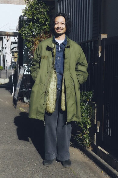 【スナップ】ドメスティックブランドと古着をうまく組み合わせた上級者コーデ