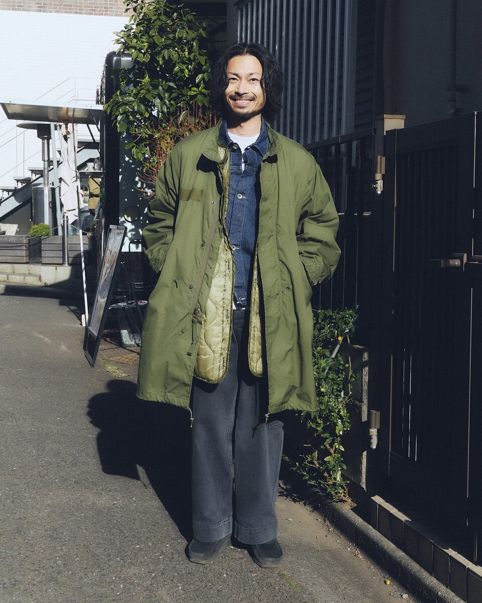 【スナップ】ドメスティックブランドと古着をうまく組み合わせた上級者コーデ