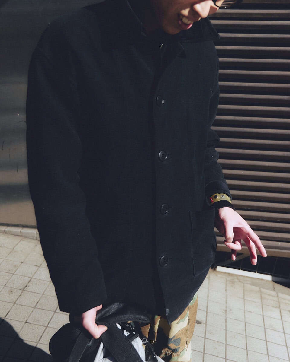 【スナップ】カモパンの白ソックス＆ローファーを合わせてキレイめに