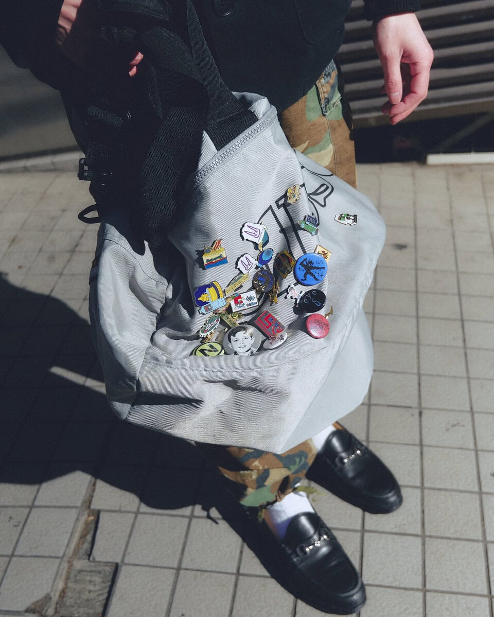 【スナップ】カモパンの白ソックス＆ローファーを合わせてキレイめに