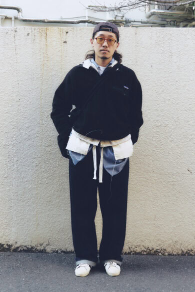 【スナップ】寒いので(?)とにかくレイヤード!ユニークなサングラスにも視線集中