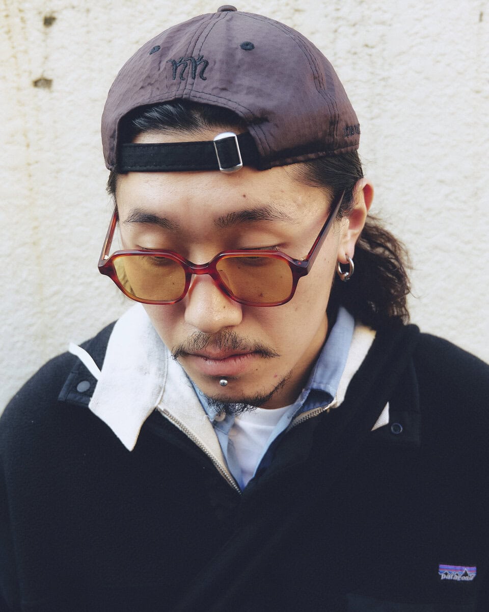 【スナップ】寒いので（？）とにかくレイヤード！ユニークなサングラスにも視線集中