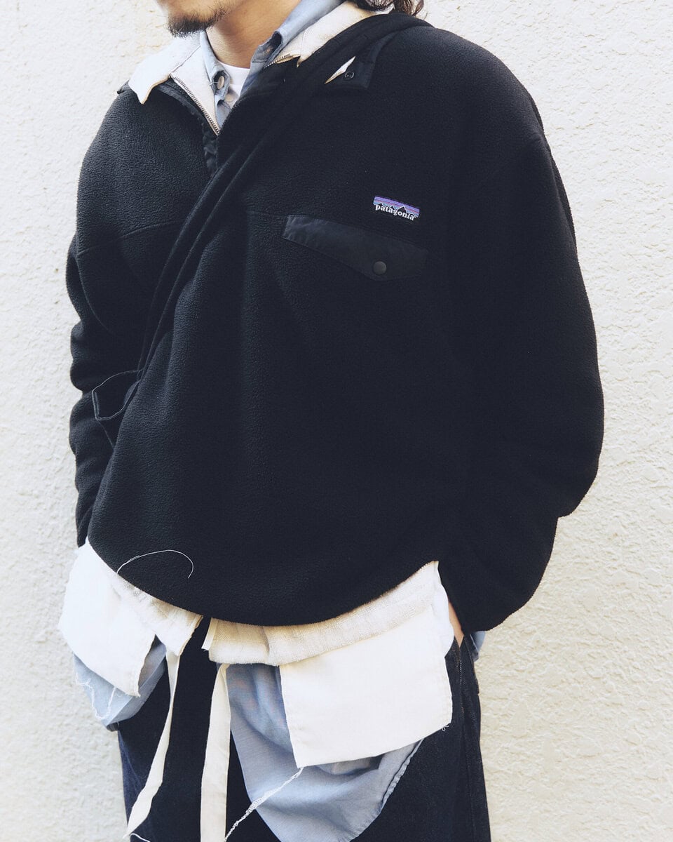 【スナップ】寒いので（？）とにかくレイヤード！ユニークなサングラスにも視線集中