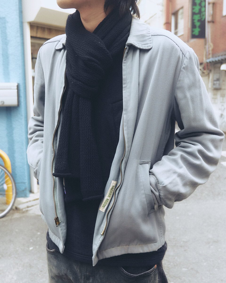 【スナップ】すべてのアイテムをジャストサイズで。ただし首元に“やや”ボリュームを