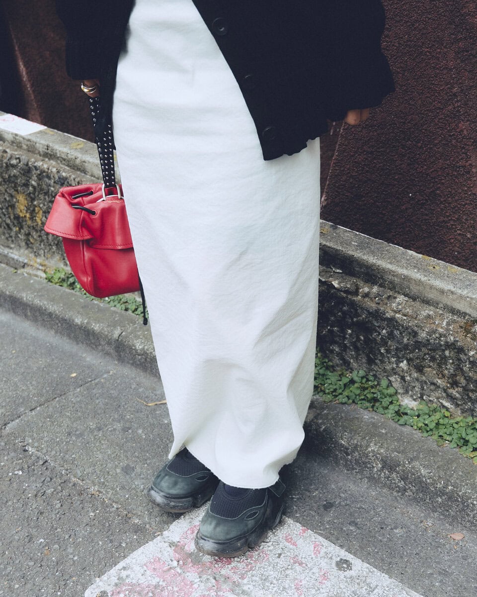 【スナップ】feticoメインのコーデにアイコニックなバッグを添えて