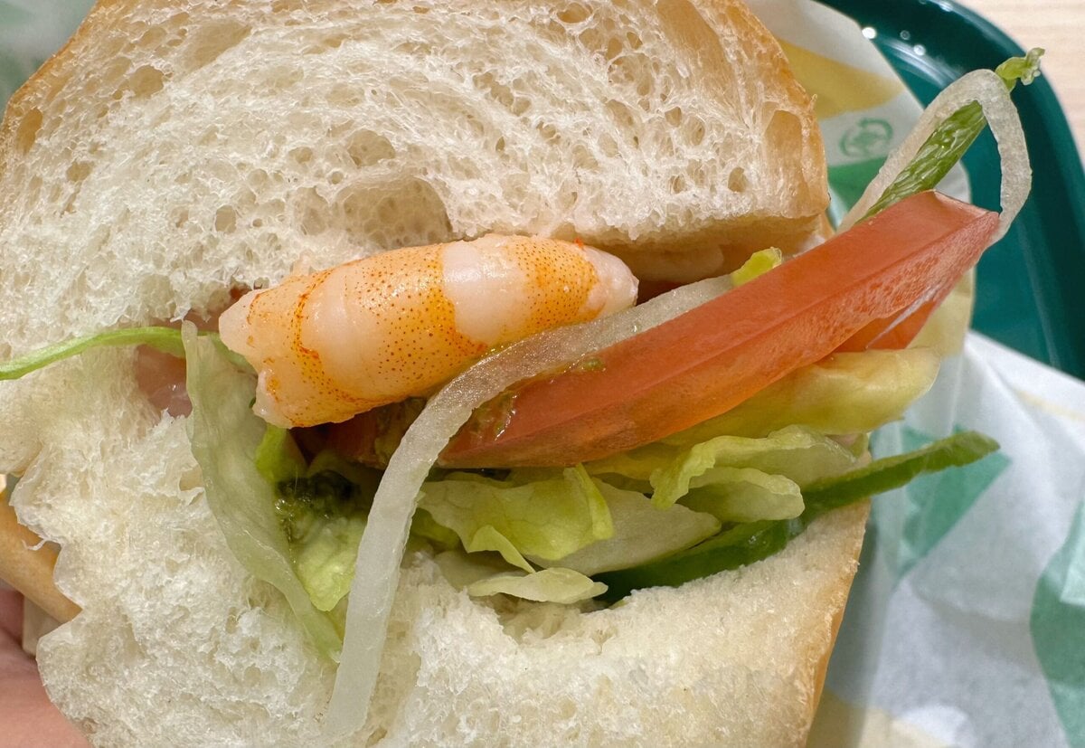 ぷりぷりとした海老の食感が最高！