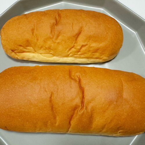 通常のコッペパンと比較