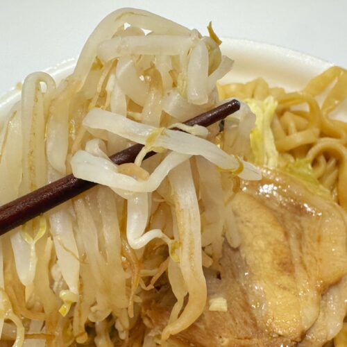 シャキシャキ野菜もたっぷり