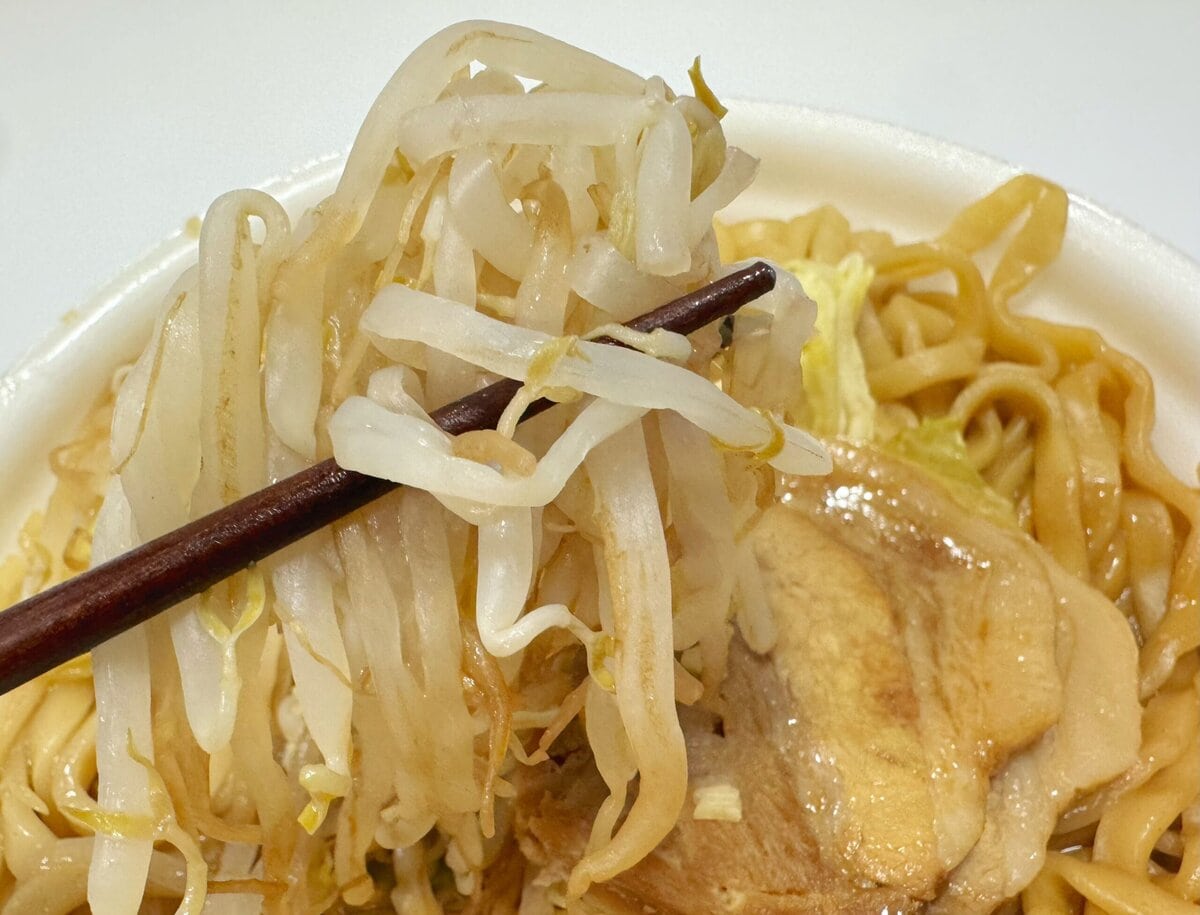 シャキシャキ野菜もたっぷり