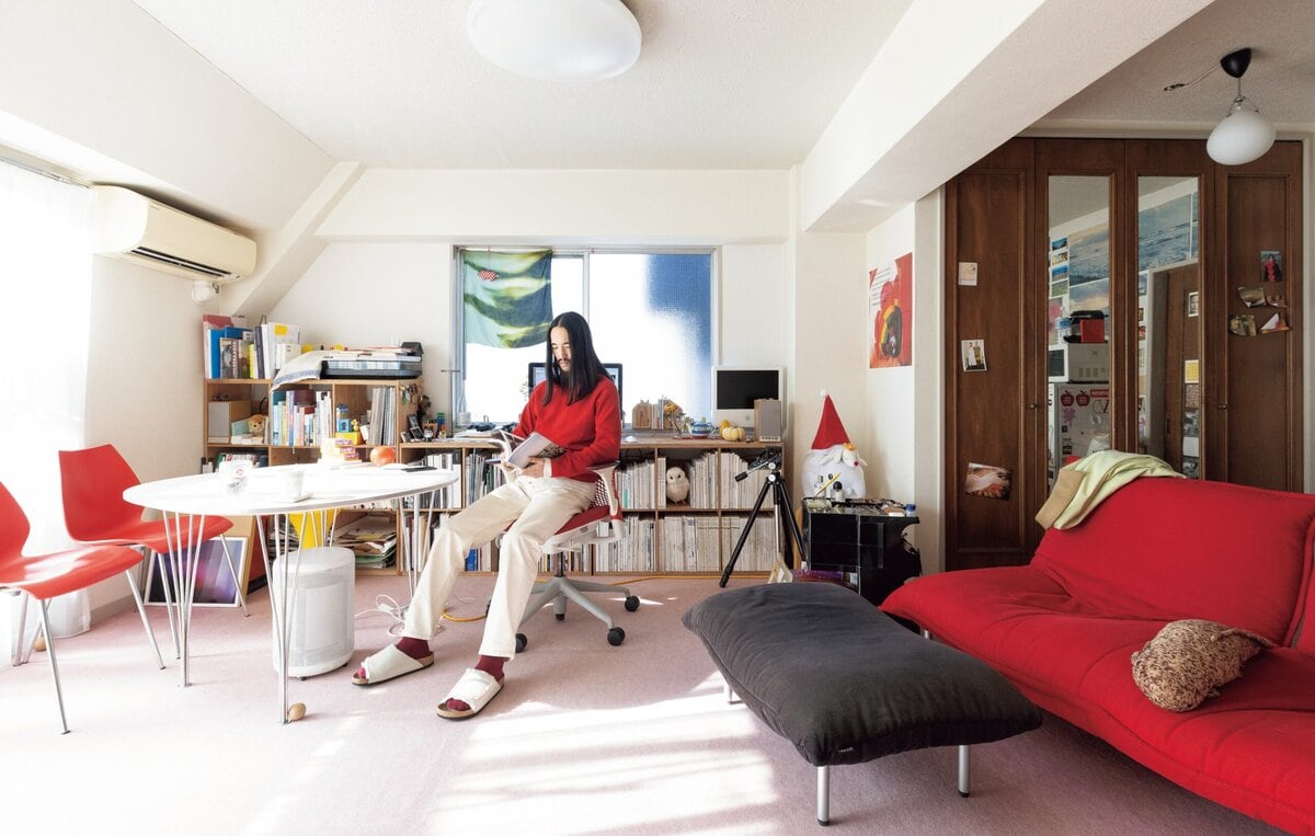 写真家 服部恭平さん(34歳)のお部屋(東京・1LDK)スナップ