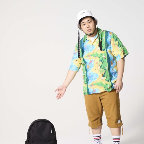 下北沢発のブランドCUNEとsmartが、初めてのコラボレーションして生まれたビッグパックパックと、モデルを務めた松井ケムリさん