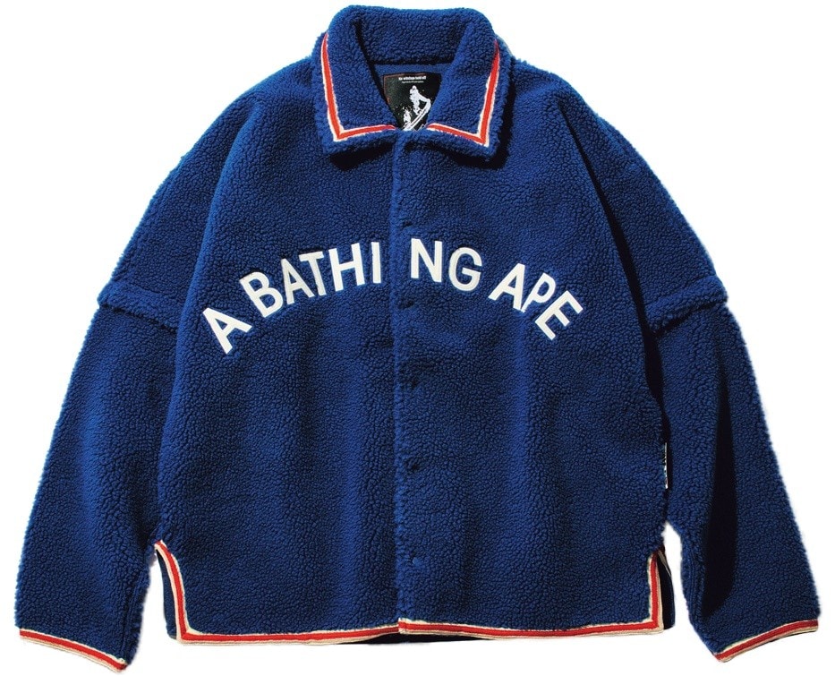 倉石一樹氏とA BATHING APE®の新コレクション／SHERPA DETACHABLE COACH JACKET