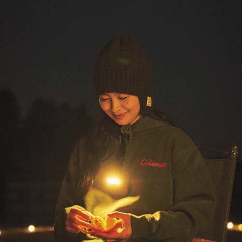 コールマンのハンズフリーライト