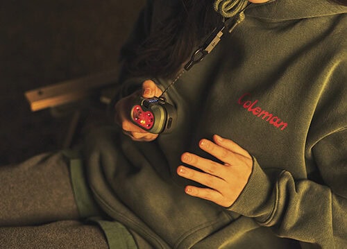 コールマンのハンズフリーライト