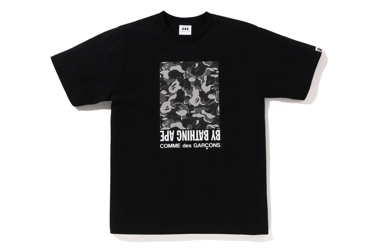 CDG OSAKA X BAPE CAMO BOX TEE ¥14,300