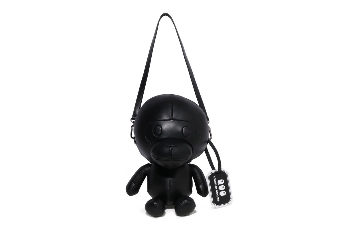 CDG OSAKA X BAPE BABY MILO LEATHER SHOULDER BAG ¥88,000