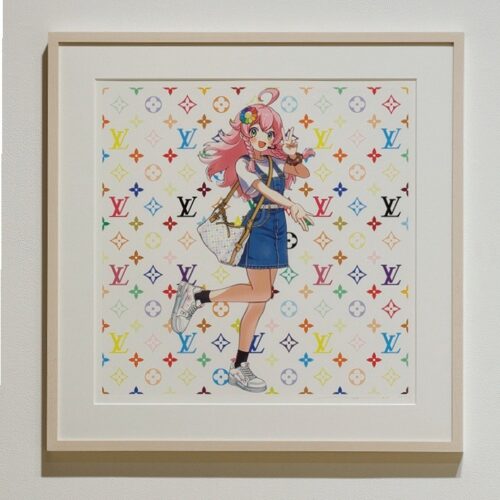 東京・元麻布のカイカイキキギャラリーで開催された、「ジャポニズム」をテーマにした村上隆さんの版画展