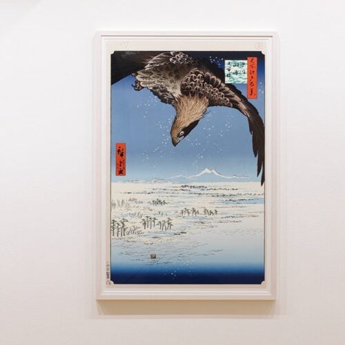 東京・元麻布のカイカイキキギャラリーで開催された、「ジャポニズム」をテーマにした村上隆さんの版画展