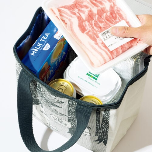 リンネル7月号の付録はムーミンの「スクエア型でたっぷり入る！お出かけ保冷バッグ」大容量に収納できる