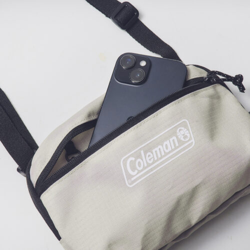 smart6月号特別付録 コールマンの背面メッシュ＆キーフック付きショルダーバッグ