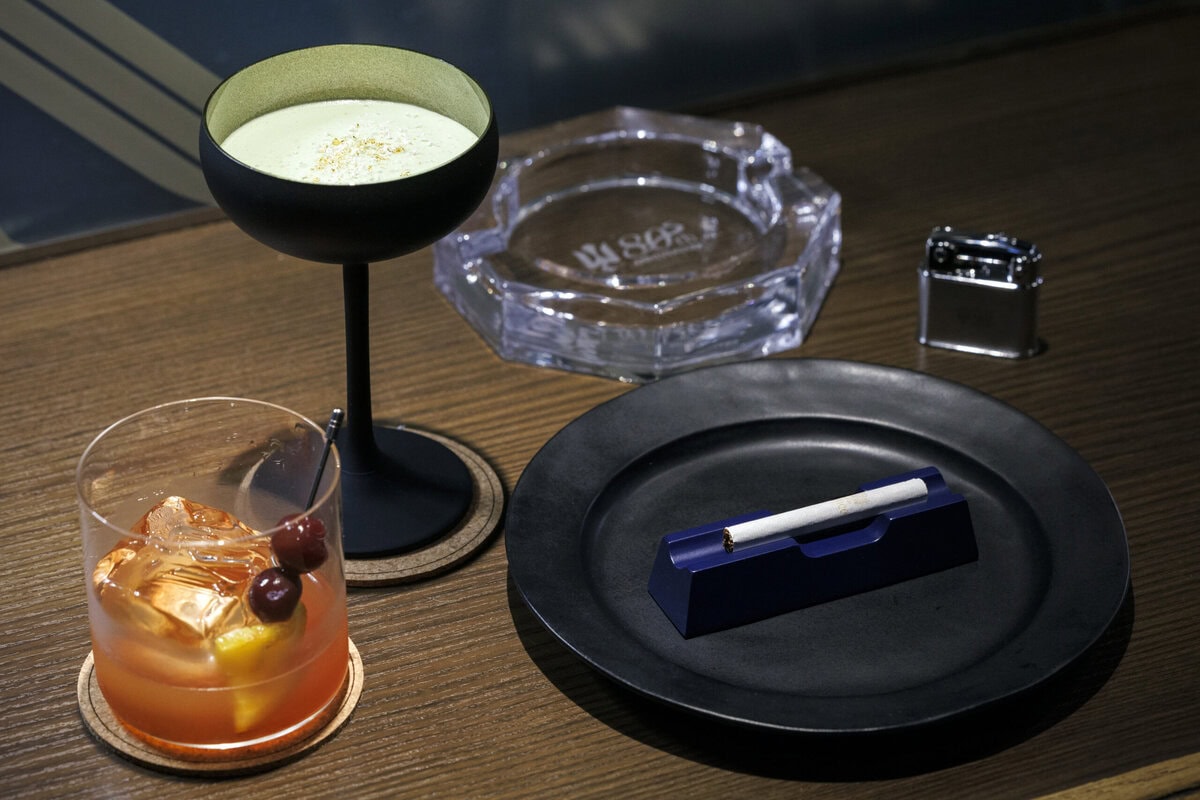 JT ポップアップショップ「Peace 80周年記念 Peaceful」銀座のバー「Ginza Bar L’aurora」で開催 ショートピース 両切りピース ピース(10本入り)オールドファッションド 抹茶ティラミスマティーニ