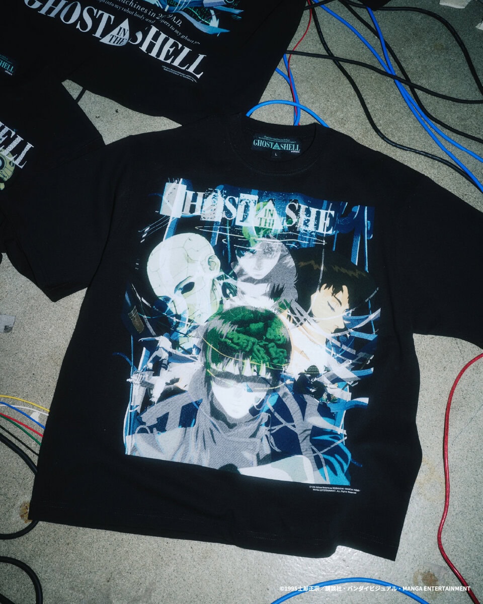 GHOST IN THE SHELL × Kosuke Kawamura × atmos T-shirt 01 ¥12,100
