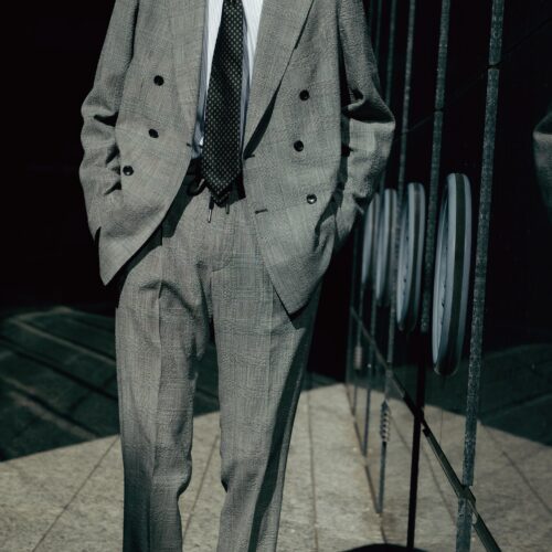 キャップとデッキシューズでストリートとの親和性◎