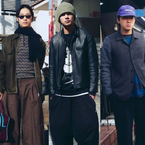 【20代スナップ】お洒落な7人のレイヤード術とサイズ選びのコツは？春の「レザージャケット×スウェット」や「白パン」の着こなしを総復習