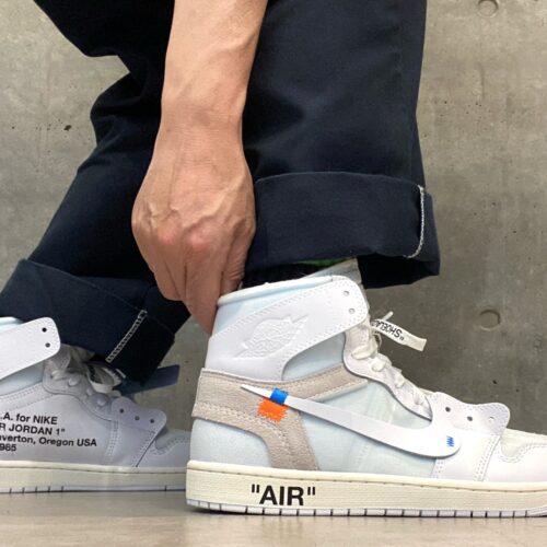Virgil Abloh Archive (V.A.A.) × Nike（ヴァージルアブローアーカイブ (V.A.A.) ×ナイキ）のエアジョーダン1 レトロ ハイ OG 