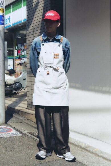 【スナップ】“大事な”Gジャンをメインに、エプロンでらしさを演出