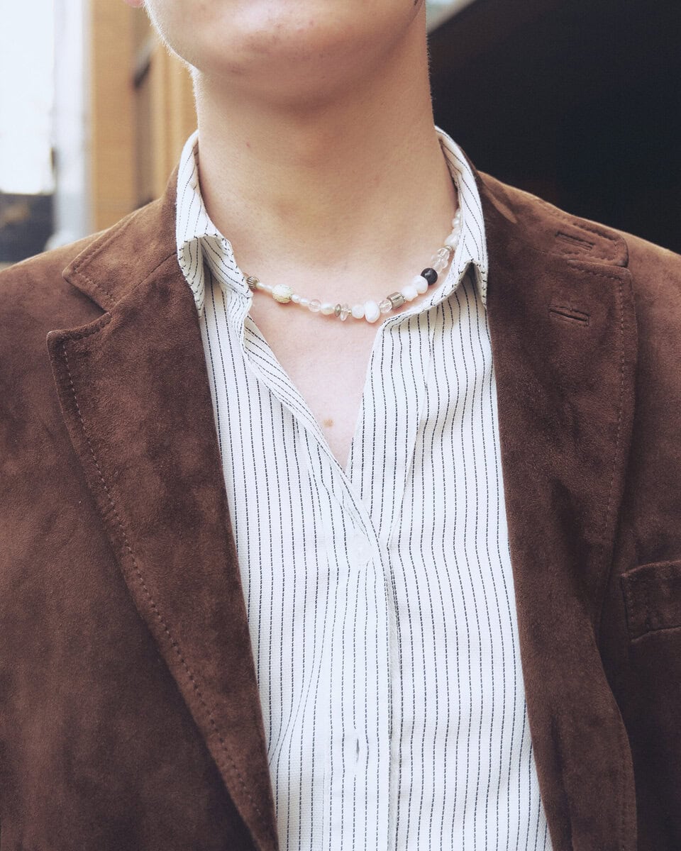 【スナップ】クラシックな中に色気を!ジャケット&シャツ合わせの妙