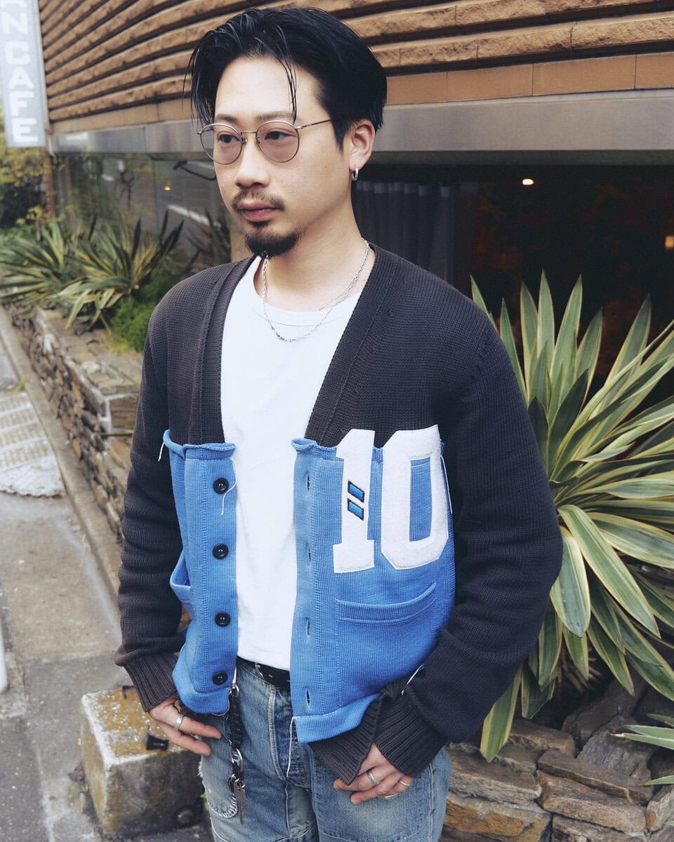 【スナップ】短丈カーディガン&白Tインで軽やかに春らしく