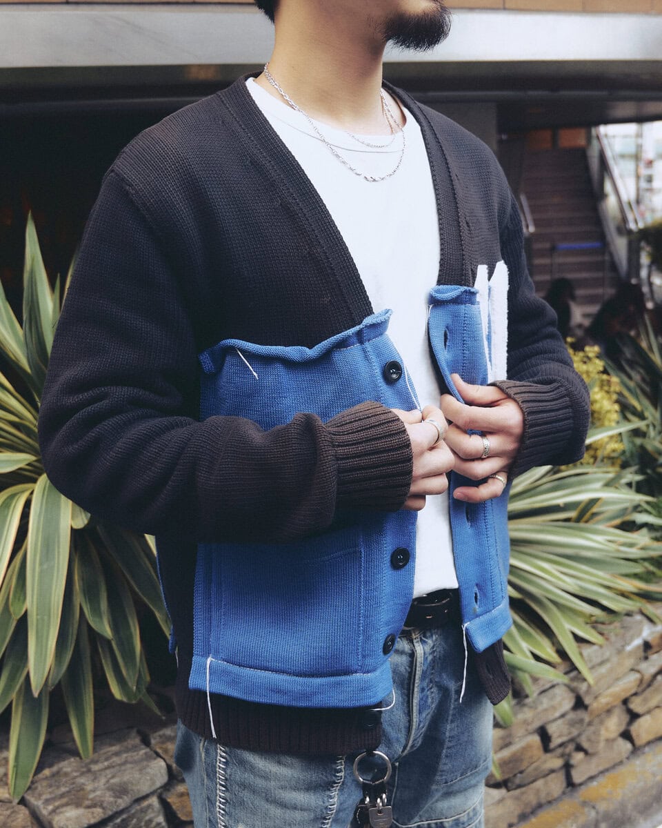 【スナップ】短丈カーディガン&白Tインで軽やかに春らしく