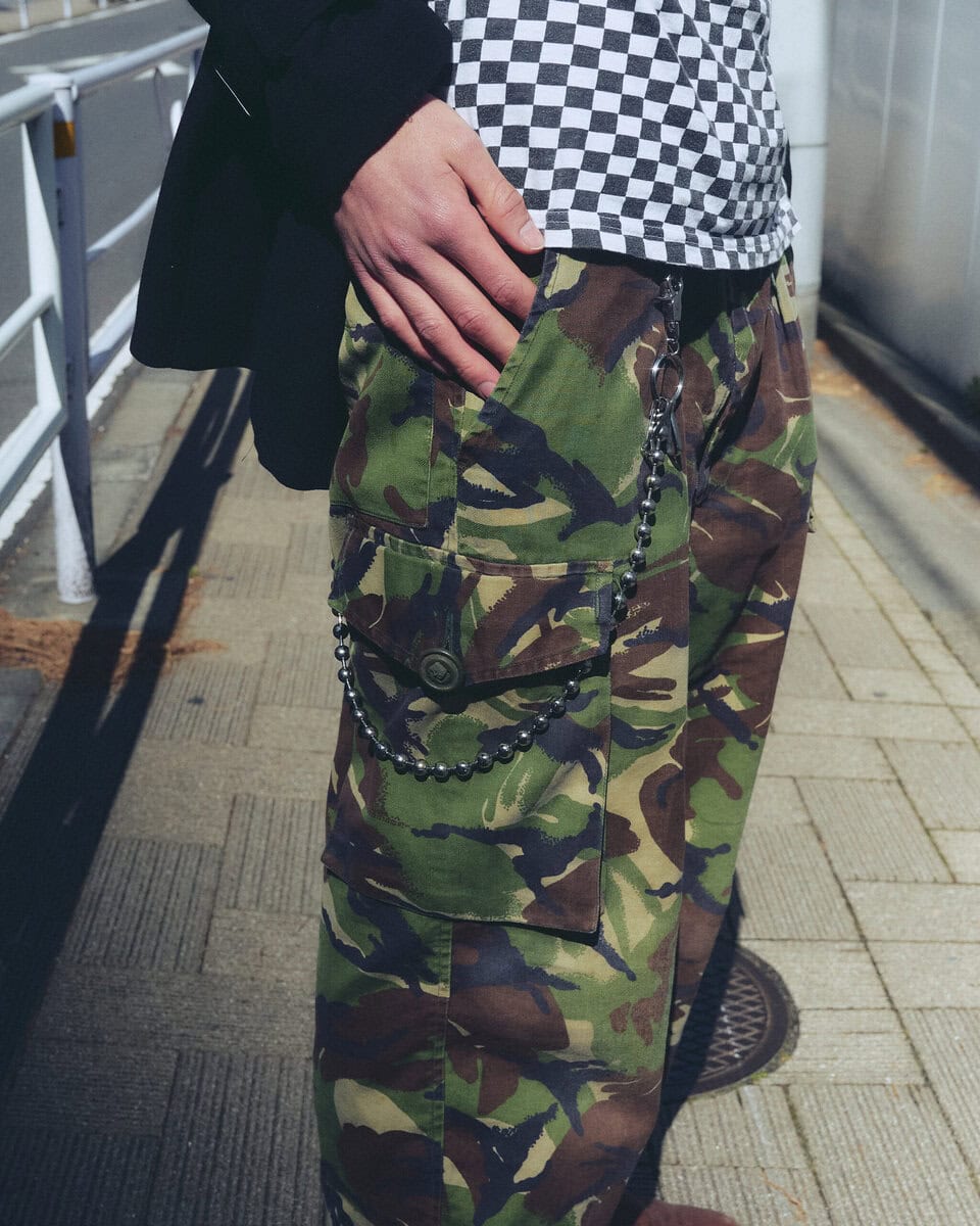 【スナップ】チェッカー柄×迷彩柄でもまとまって見えるワケ