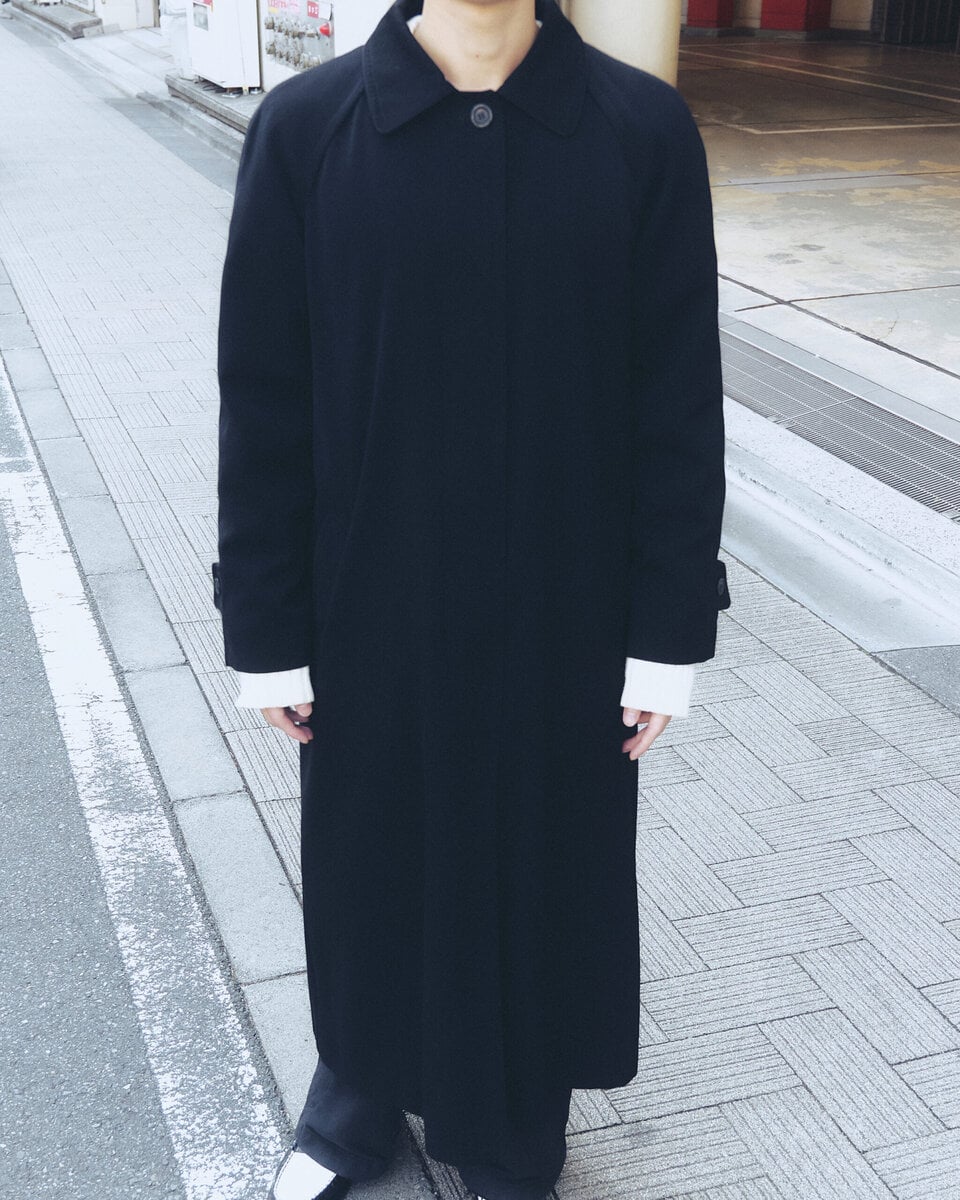 【スナップ】スタイルをさらによく見せるロング丈のコートで大人っぽく