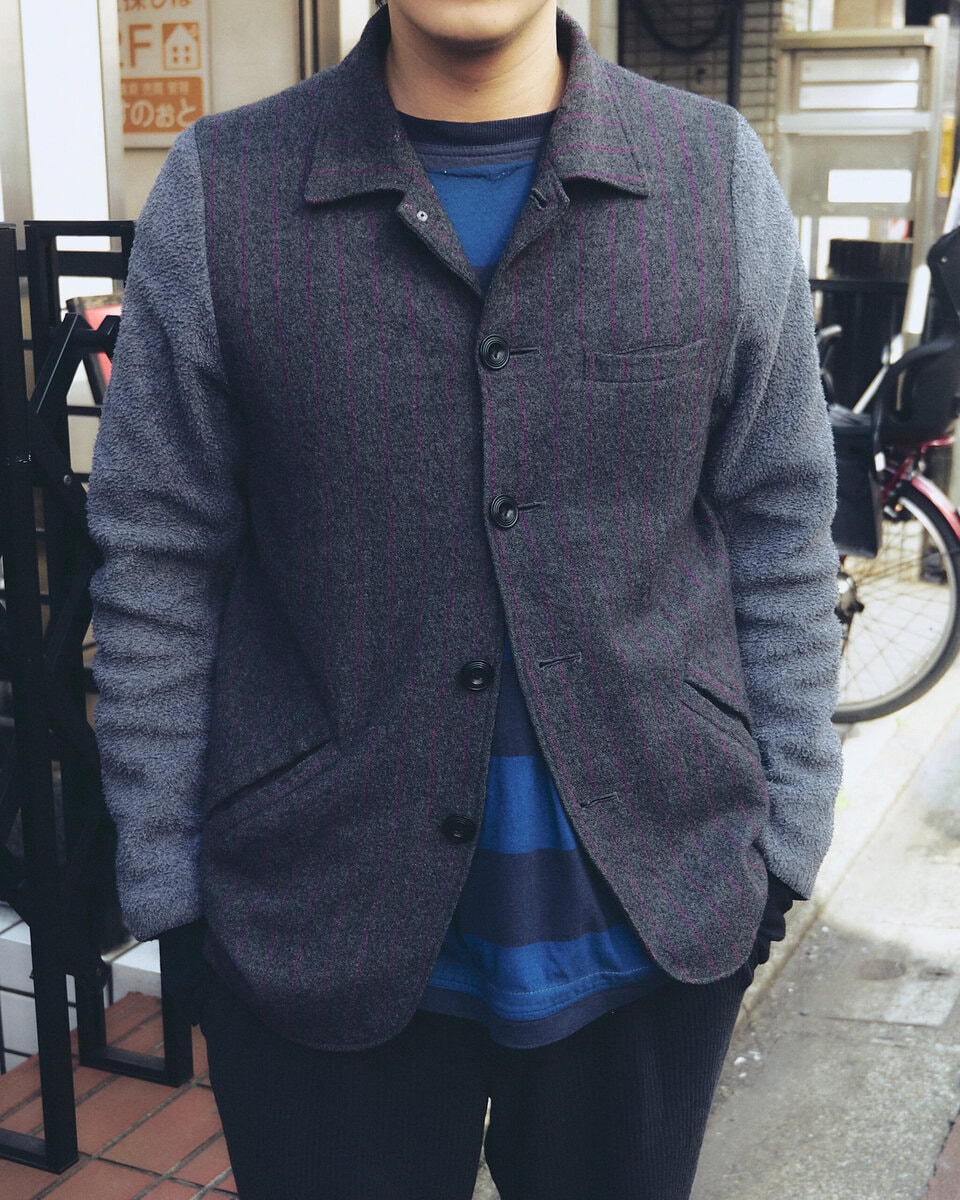 【20代スナップ】インナーとスニーカーの柄がいいスパイスに