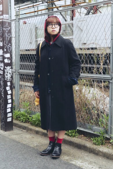 【20代スナップ】なるべく傘をさしたくない(?)お洒落コーデ