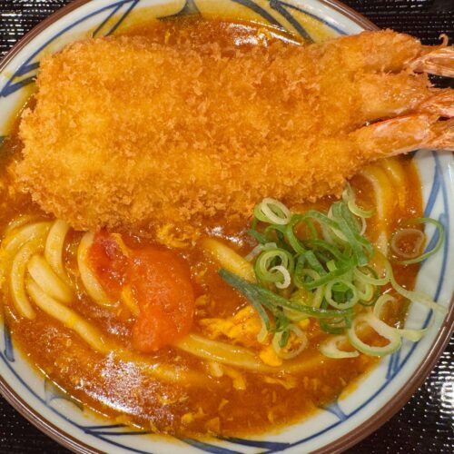 【丸亀製麺】初夏の新作は“究極の2択”…特大海老カツの「トマたま」と1.5カ月早く解禁された「冷かけ」新作を最速レポ