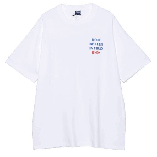 B.V.D. × MINNANO (DO IT BETTER) TEE ¥7,700