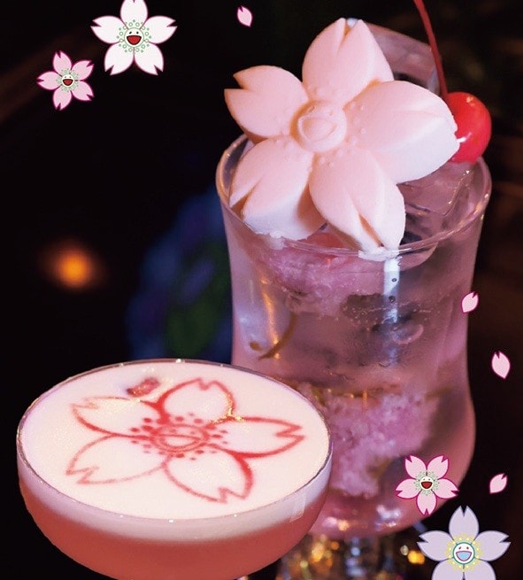 桜フロート、桜ジンサワー