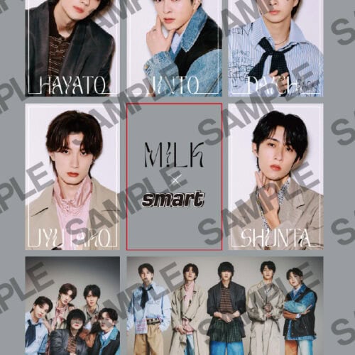 smart7月号増刊　貼り込み付録　M!LKフォトカード