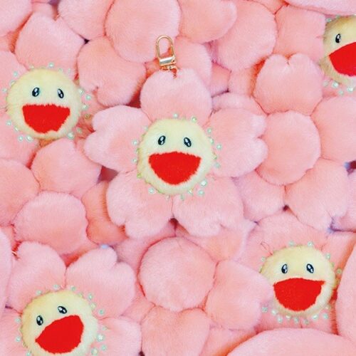 Cherry Blossom Plush Mascot Keychain