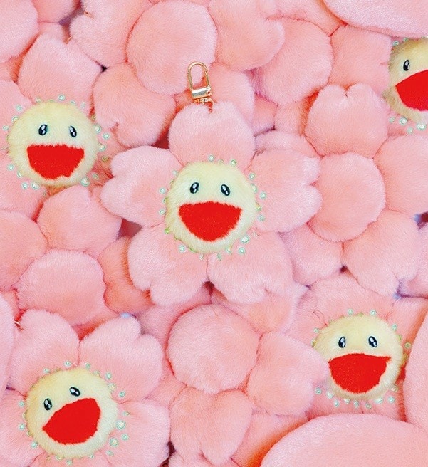 Cherry Blossom Plush Mascot Keychain