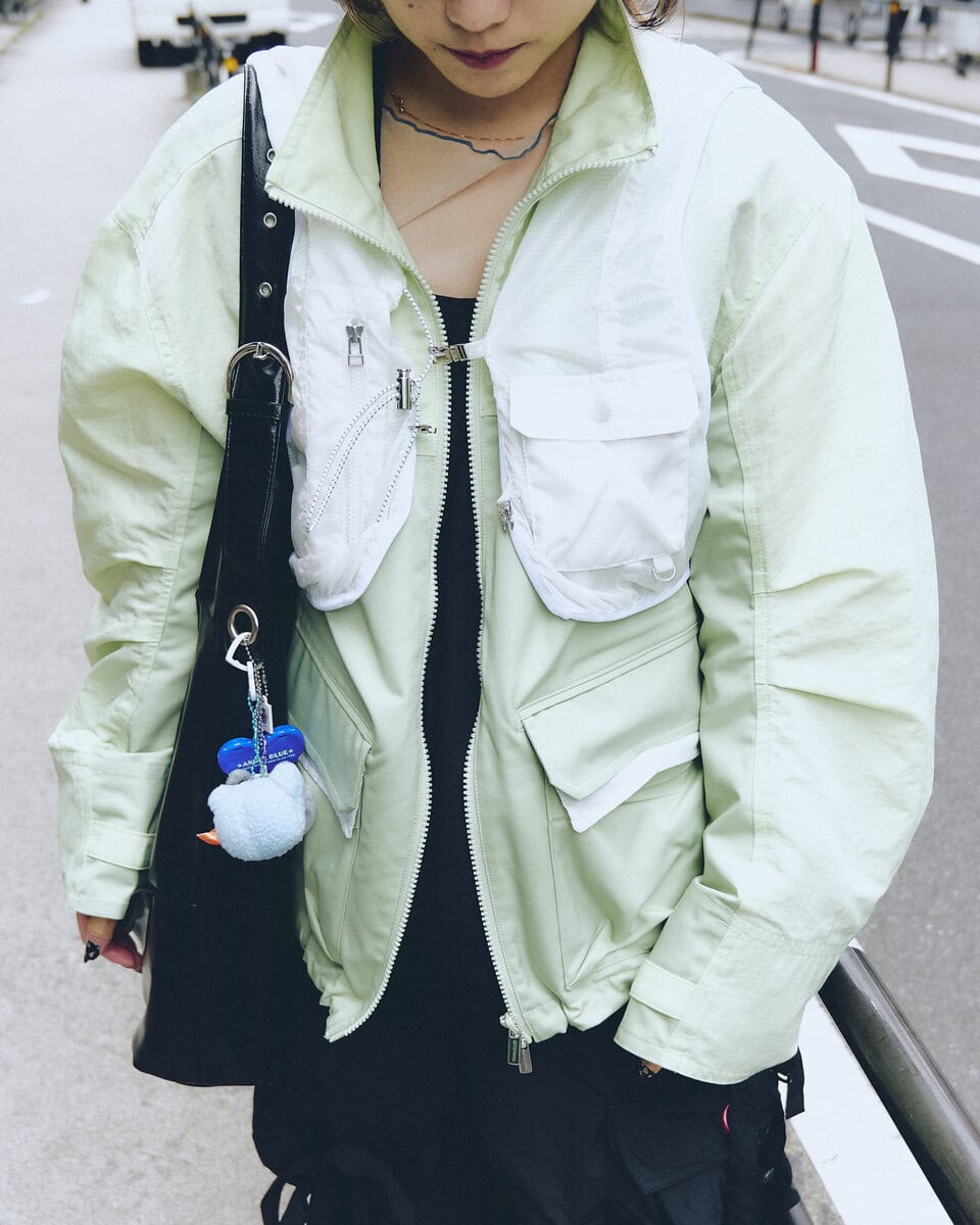 【20代スナップ@渋谷】MSSDのミリタリーパンツが絶妙なニュアンスを演出