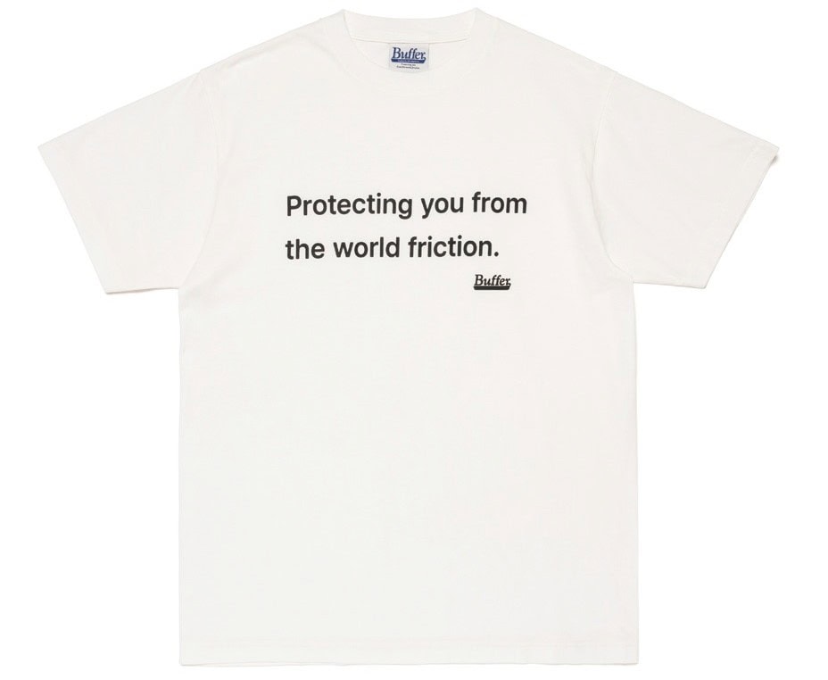 西山徹氏がクリエイティブディレクターを務める新ブランド「Buffer(バッファ)」のTシャツ