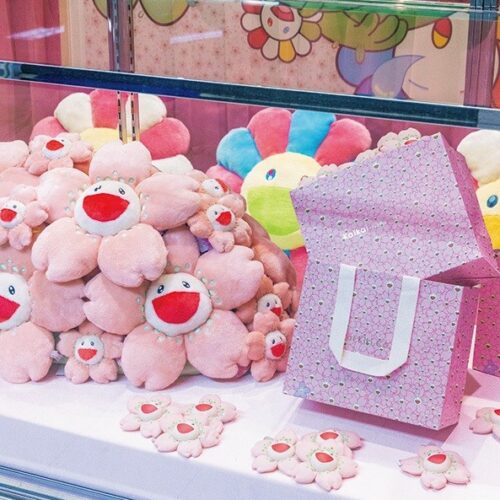 桜仕様のショッパー