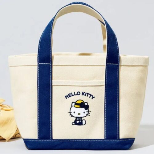 【ハローキティ付録】夏らしい麦わら帽子姿が可愛い♡リンネルだけの「キャンバス風トート」「ミラー付きポーチ＆シール」が豪華すぎる
