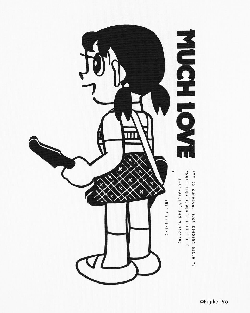 さらに、コレクションを一目で強く印象づけるワードを、アルバムアートワークをモチーフにしたタイポグラフィーで表現している。