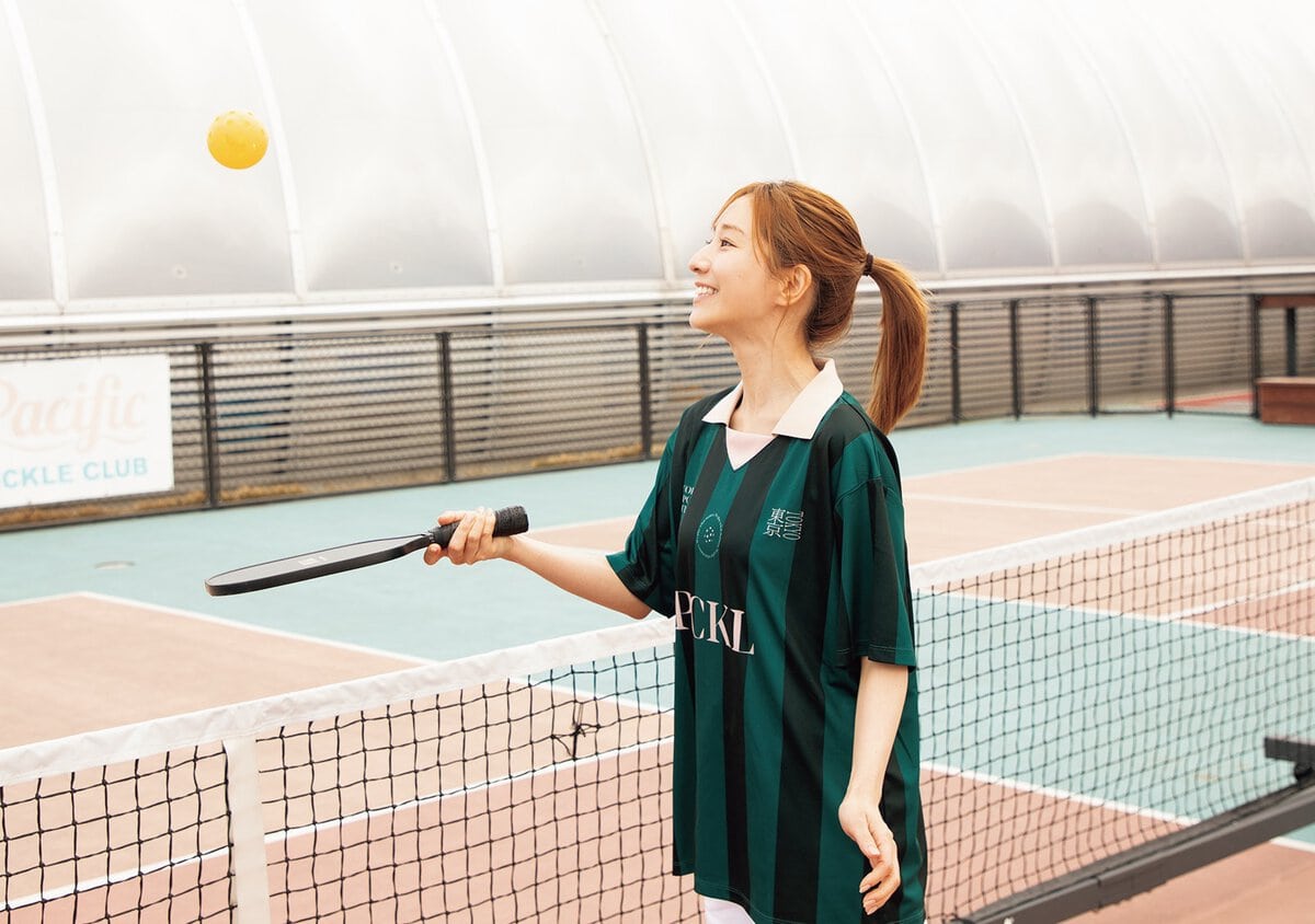 雑誌smart/田中みな実の連載「となりのみな実さん」episode 67 ピックルボール
初挑戦/一問一答